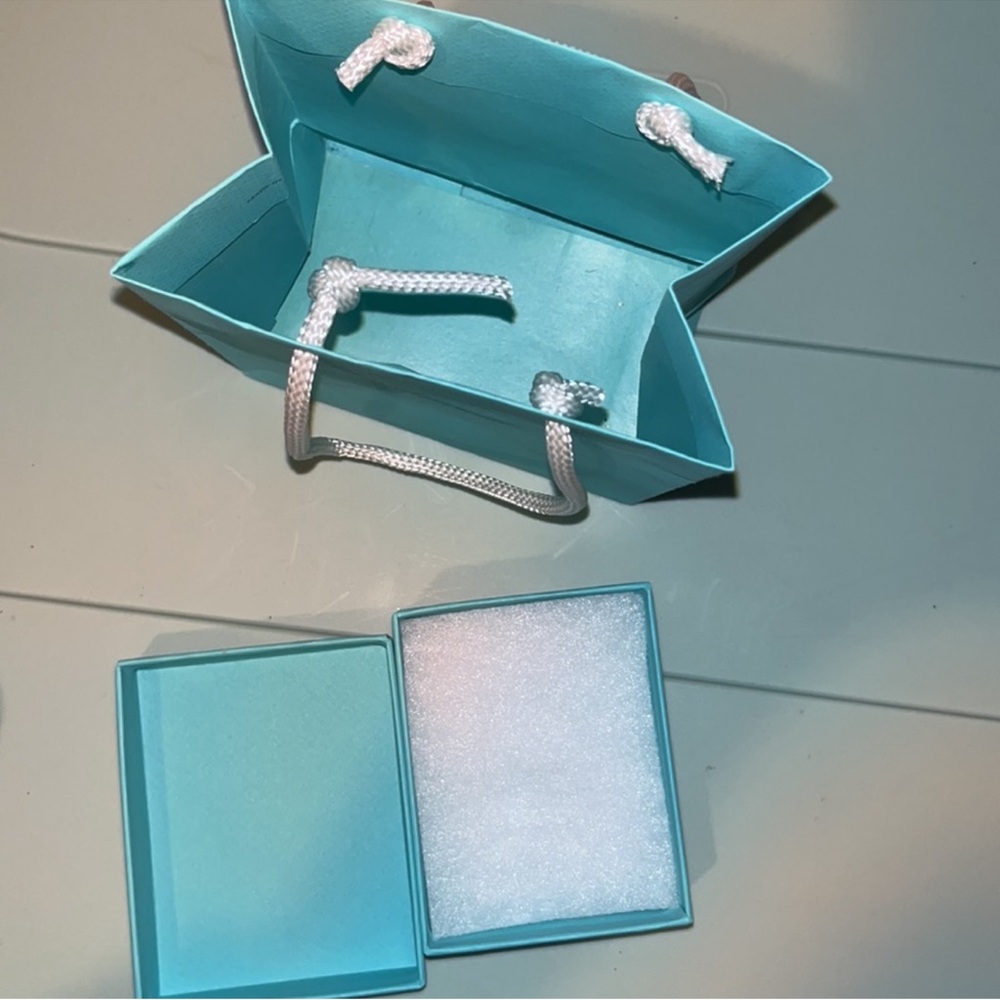 Blue Gift Bag and Box Set